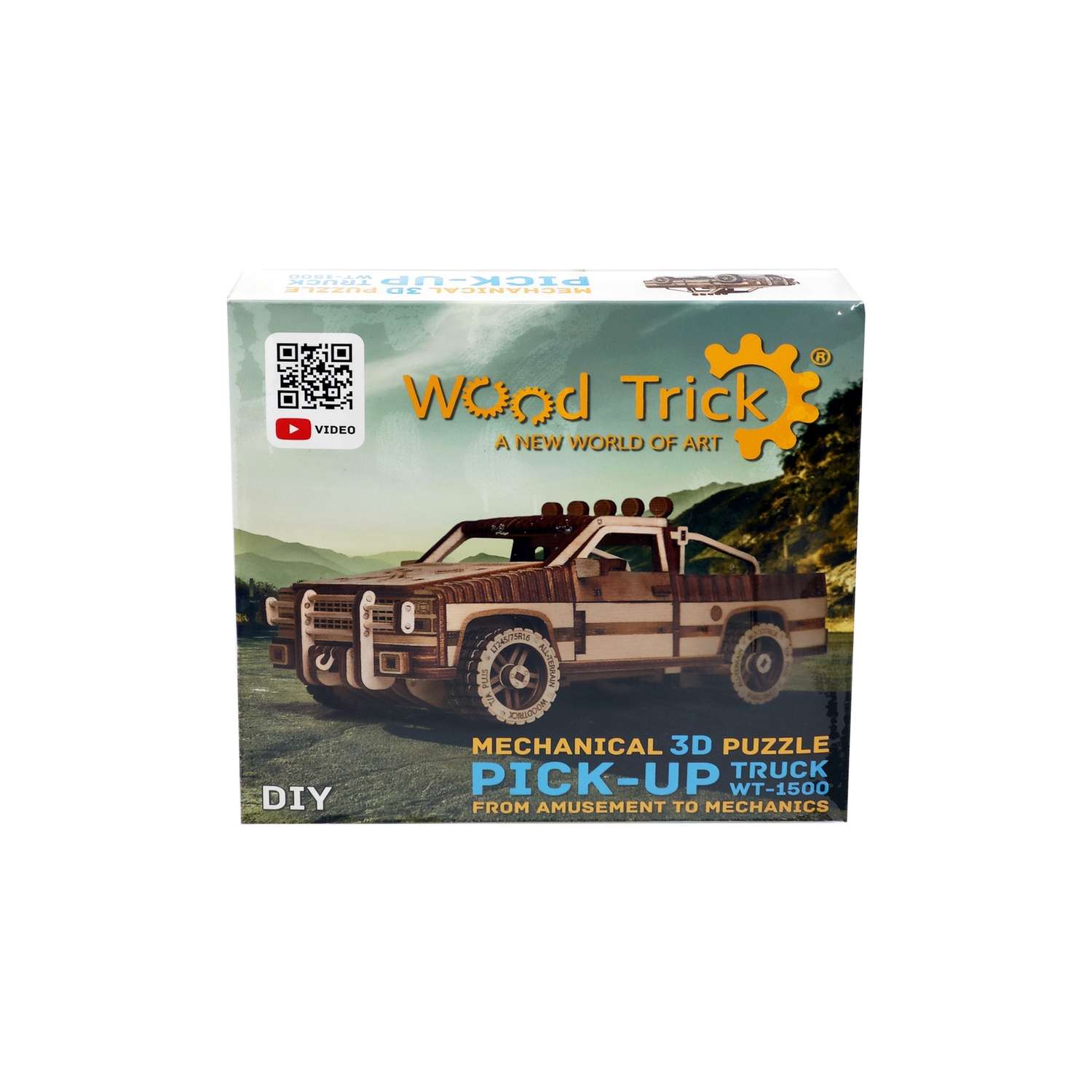 Конструктор Wood Trick Пикап WT-1500 1234-S11 - фото 8