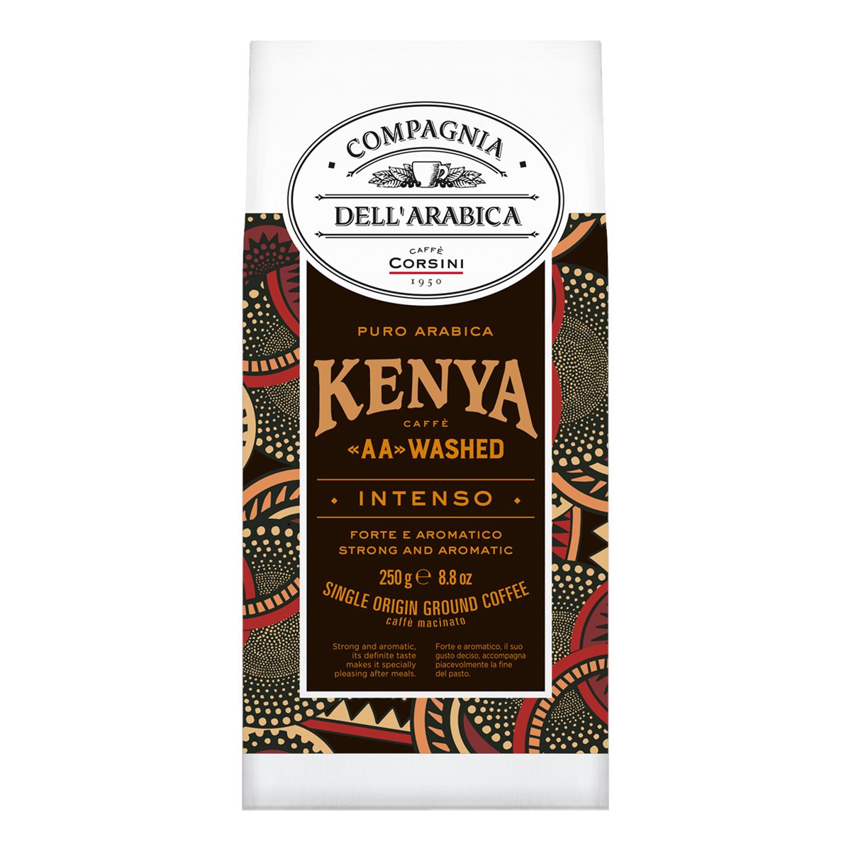 Кофе молотый Compagnia Dell Arabica Kenya AA Washed 250 г - фото 1