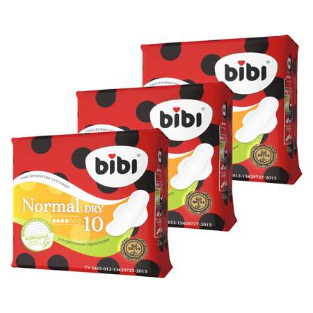 Прокладки Bibi Normal Dry 3 упаковки