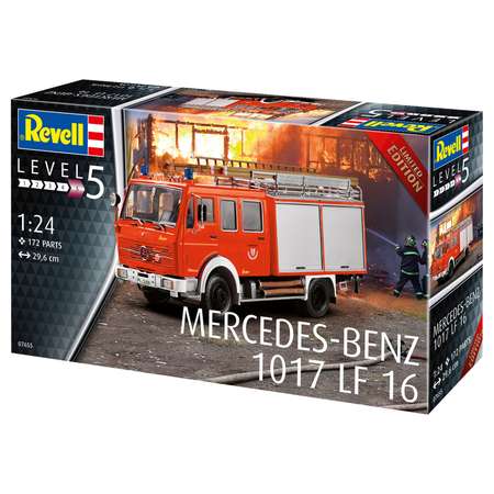 Сборная модель Revell Пожарный автомобиль Mercedes-Benz 1017 LF 16