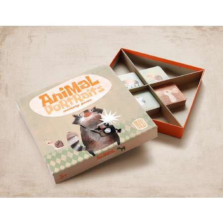 Настольная игра MARBUSHKA Animal portraits memory Мемори Портреты животных