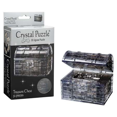 3D-пазл Crystal Puzzle IQ игра для детей кристальный Пиратский сундук 52 детали