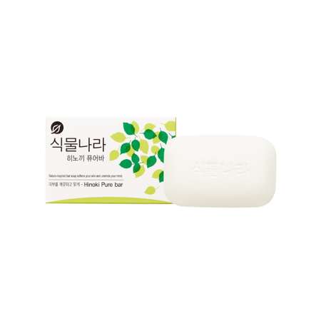 Туалетное мыло CJ LION Botanic Nation Hinoki Pure bar с экстрактом японского кипариса