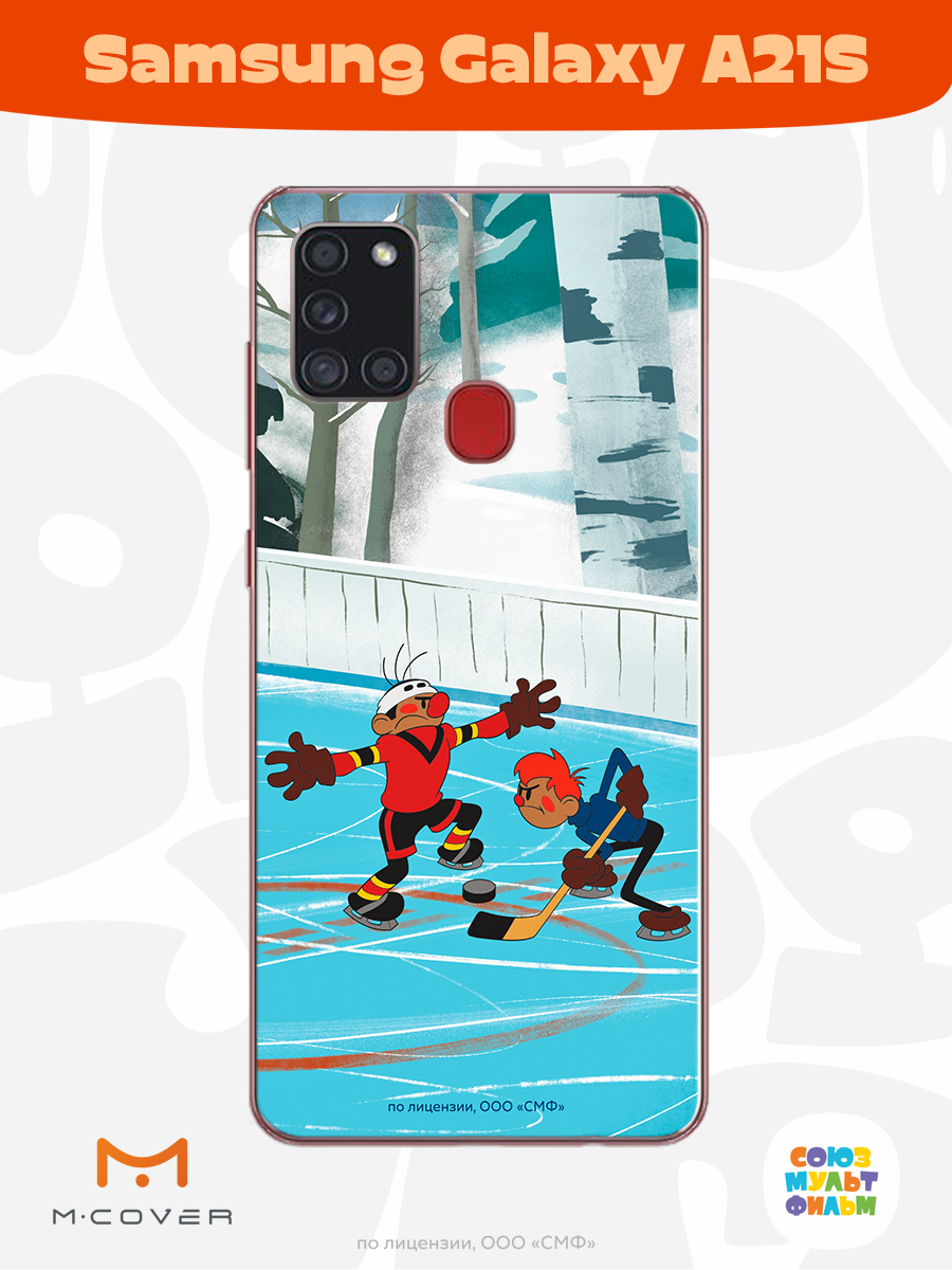 Силиконовый чехол Mcover для смартфона Samsung A21S Союзмультфильм Спаситель Вымпела - фото 3