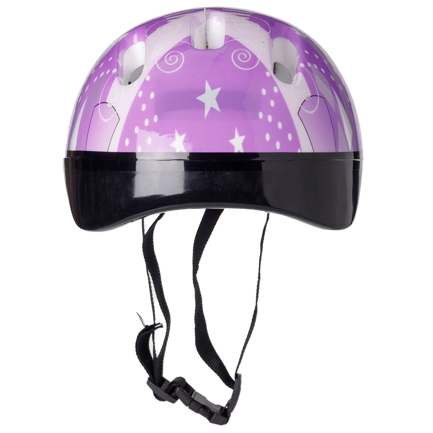 Защита Шлем BABY STYLE для роликовых коньков фиолетовый обхват 57 см. - фото 4