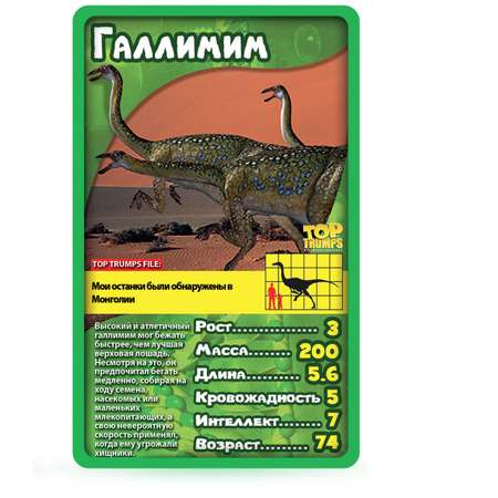 Настольная игра TopTrumps Козырные карты Динозавры