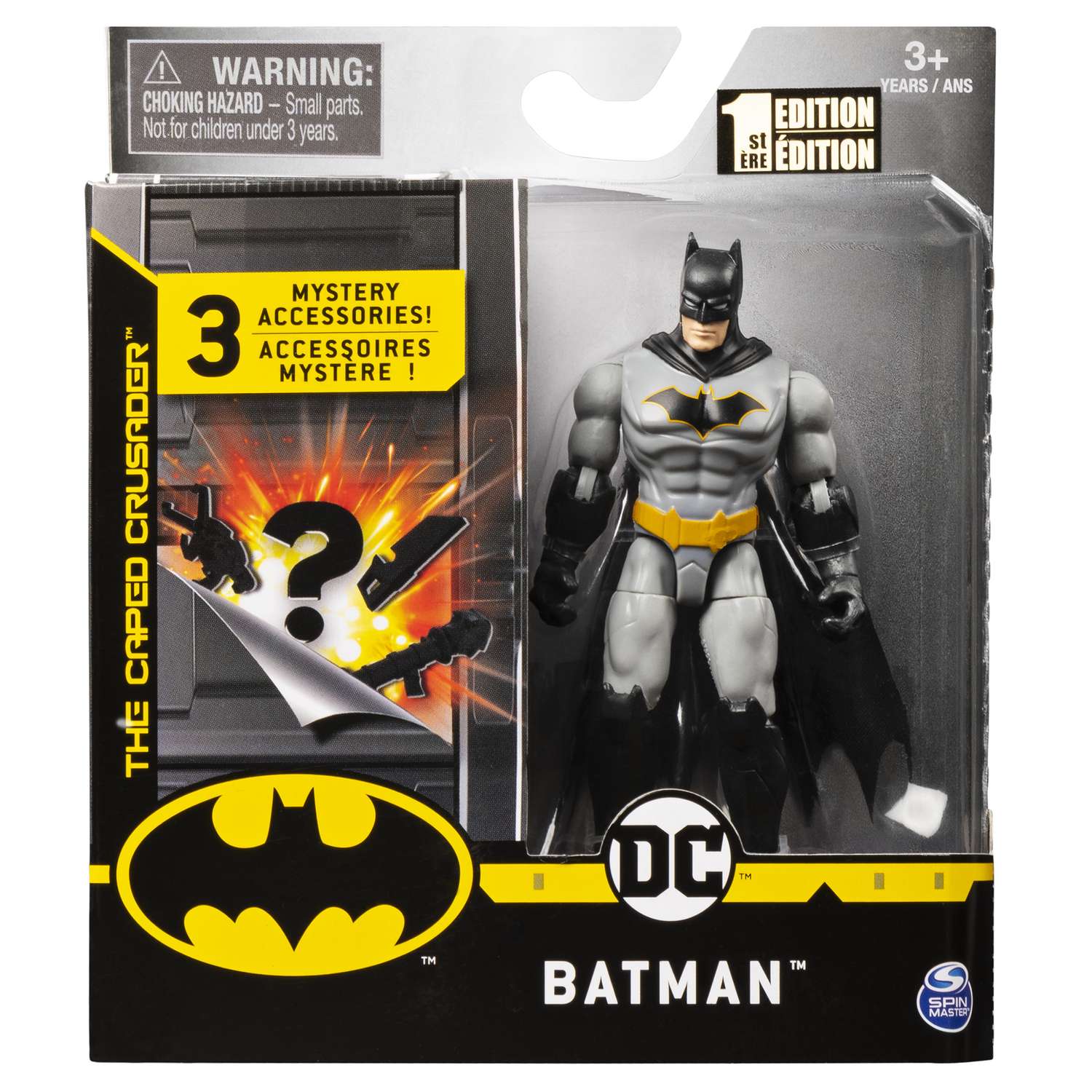 Фигурка Batman в сером костюме в непрозрачной упаковке (Сюрприз) 6056742 - фото 1