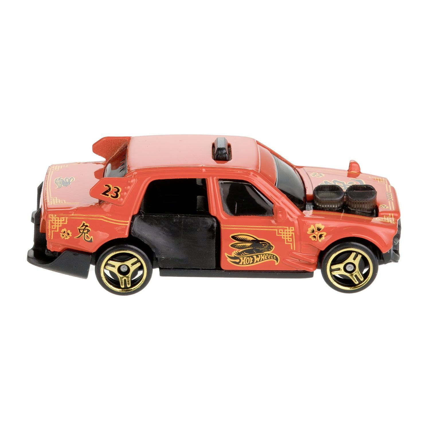 Автомобиль Hot Wheels Time Attaxi оранжевый 62896 - фото 3