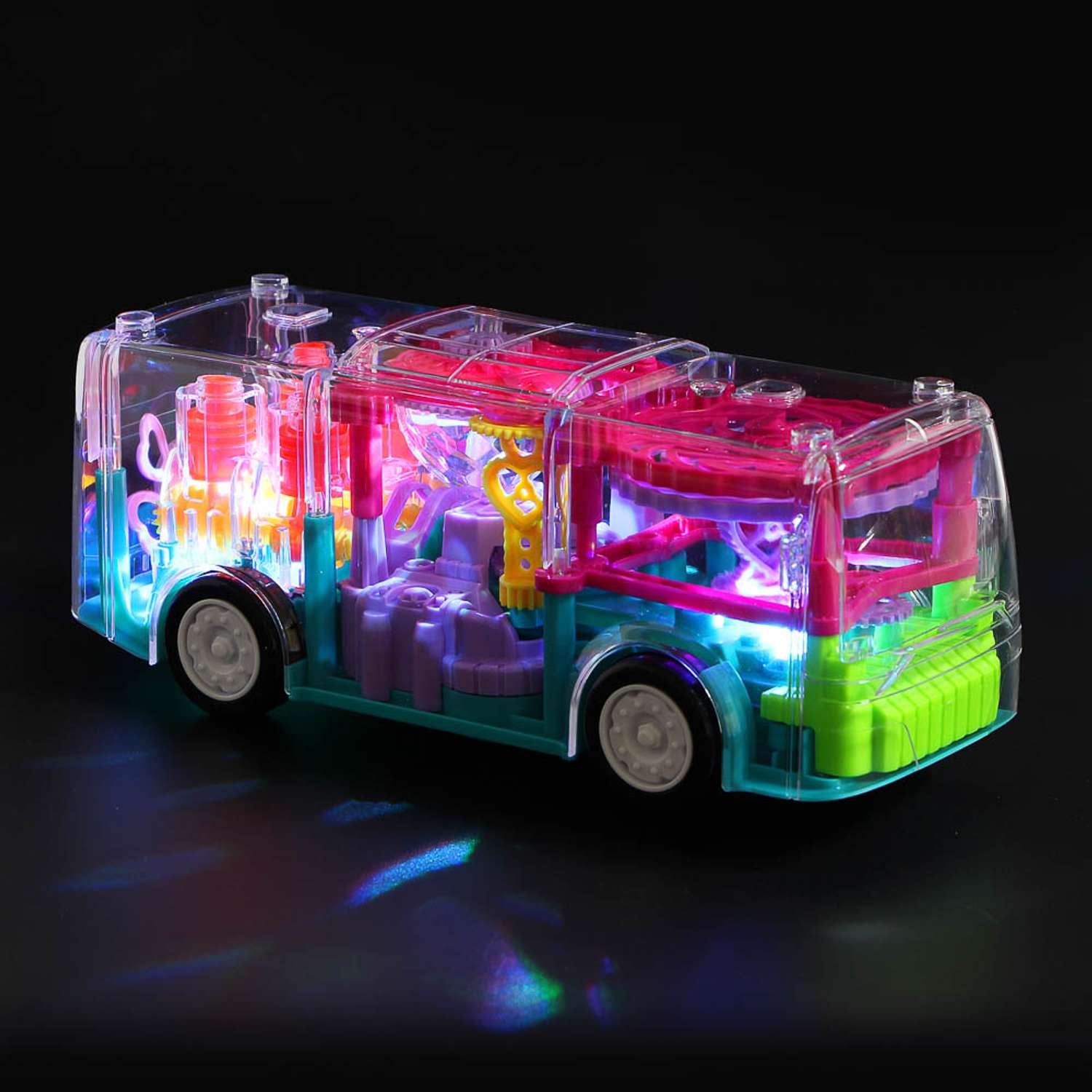 Автобус Игроленд Интерактивный с шестеренками 292-250 - фото 4