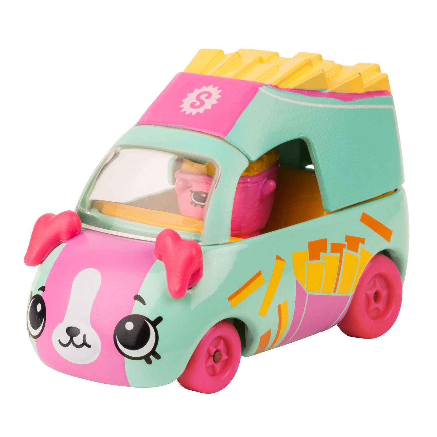 Машинки Cutie Cars 3шт +мини-фигурки Shopkins S3 Вкусный перекус 57139 - фото 8