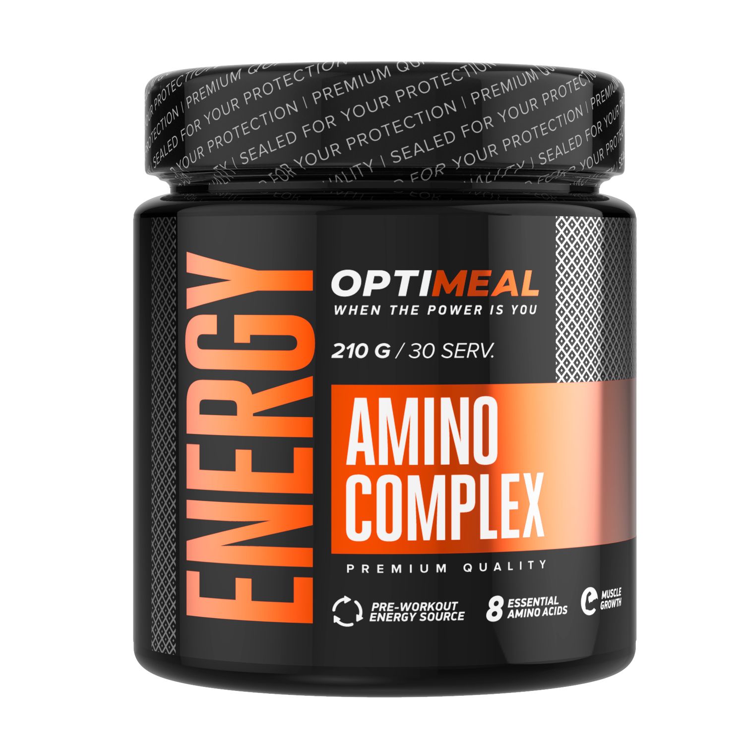 Аминокислотный комплекс OptiMeal Amino Energy апельсин 210г - фото 1