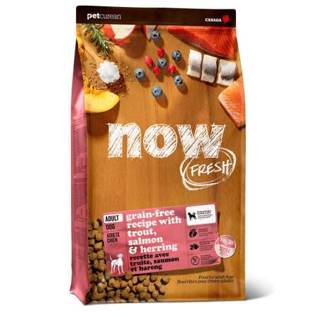 Сухой корм для собак Now Fresh 9.98 кг рыба, лосось (для привередливых, полнорационный)