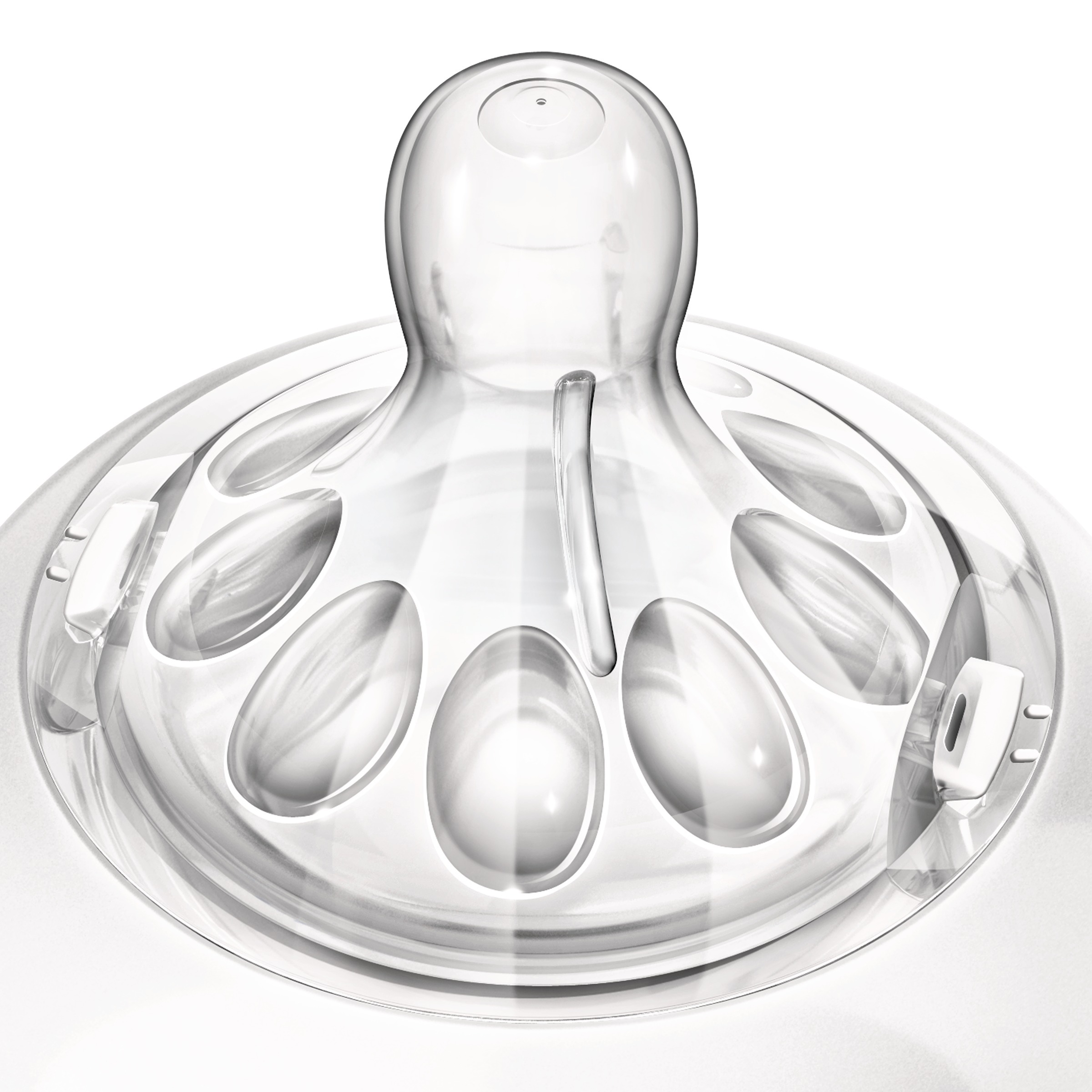 Соска Philips Avent Natural медленный поток 1 мес+ 2 шт SCF652/27 - фото 5