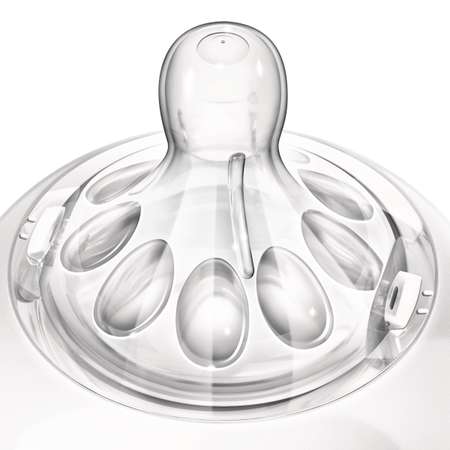 Соска Philips Avent Natural медленный поток 1 мес+ 2 шт SCF652/27