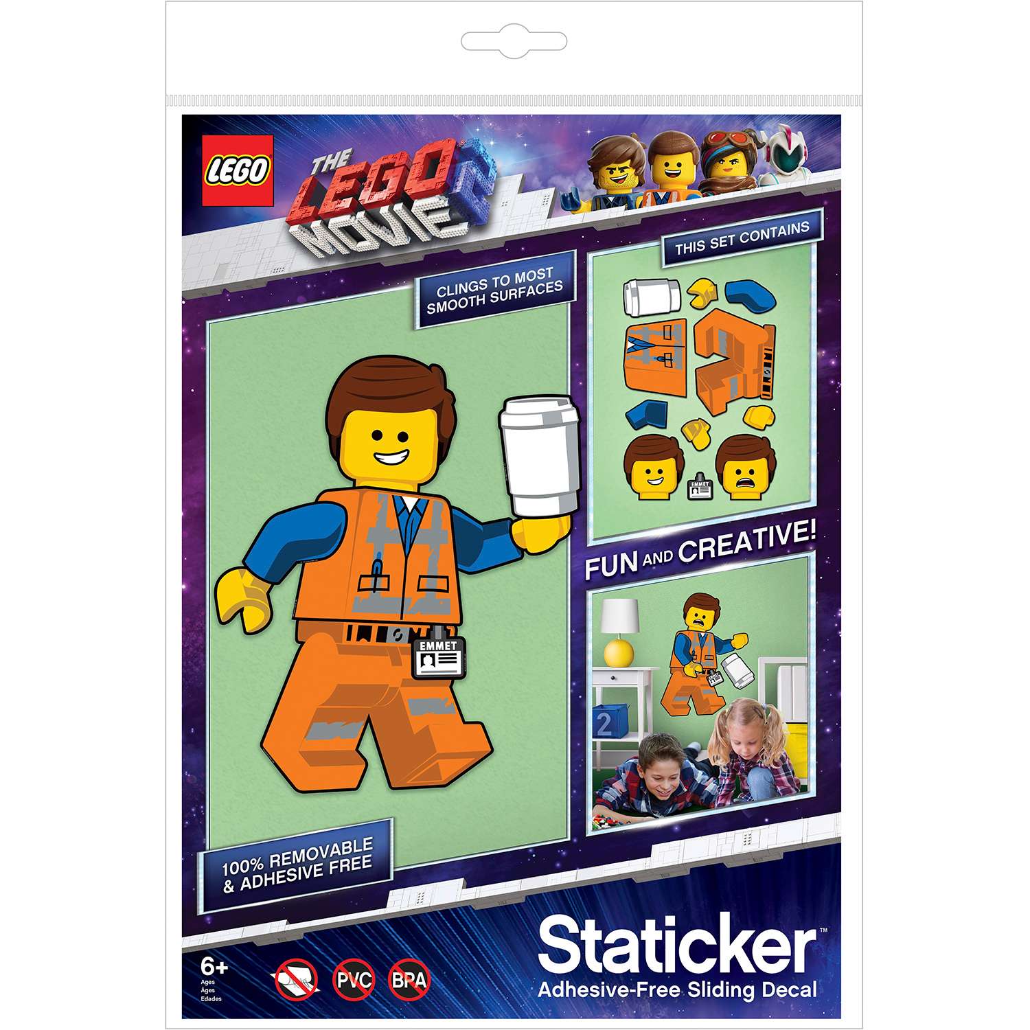 Набор статических наклеек LEGO 52370 - фото 1