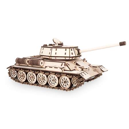 Конструктор Eco Wood Art Большой Танк T-34-76