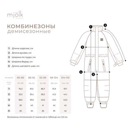 Комбинезон Mjolk