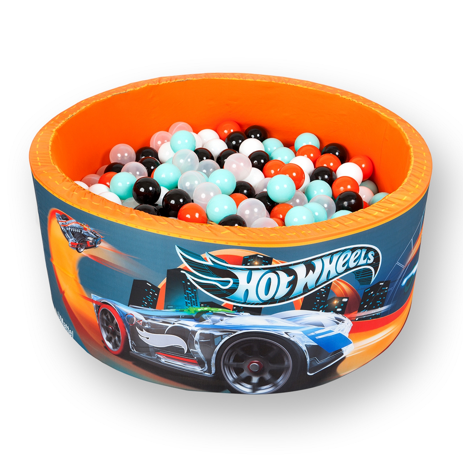 Бассейн Hotenok сухой с шариками Hot Wheels Гонки по крышам - фото 1