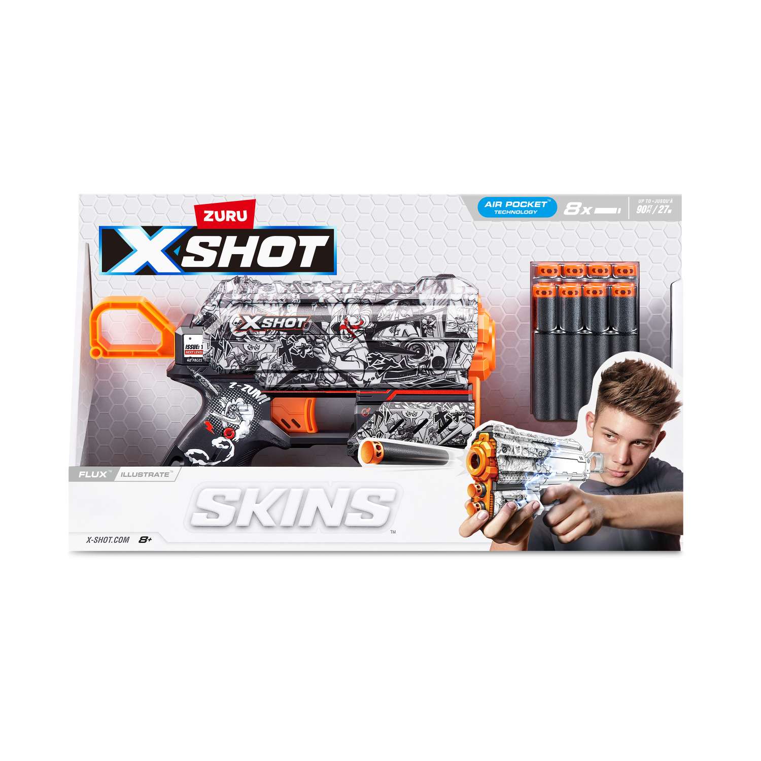 Набор для стрельбы XSHOT Скинс флакс Ниндзя 36516D - фото 10