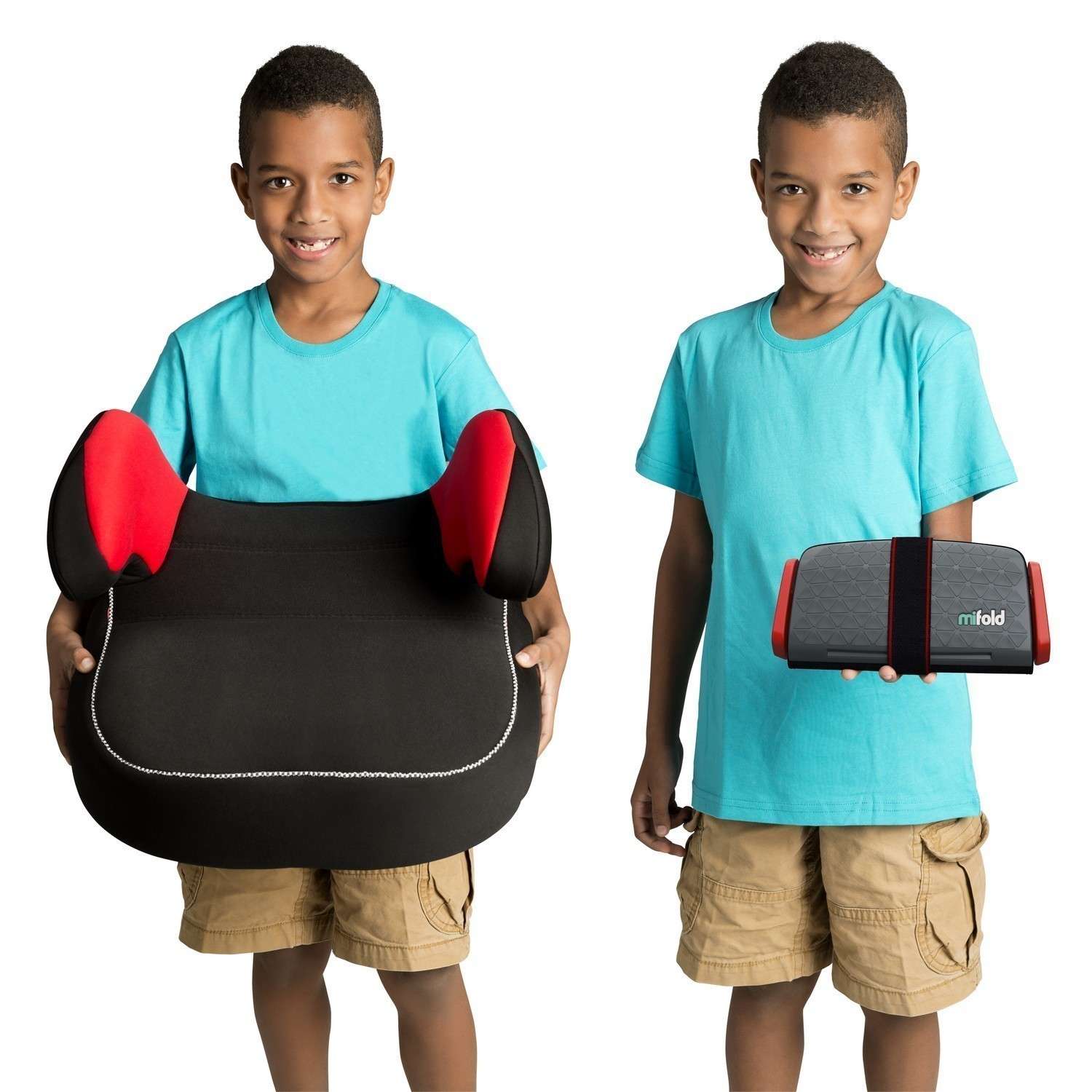 Grab and go outlet car booster seat