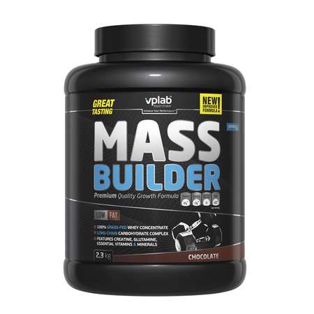 Гейнер VPLAB Mass Builder шоколад 2.3кг