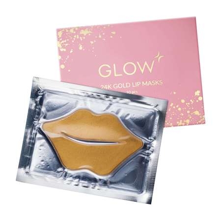 Маска-патч для губ GLOW CARE гидрогелевая с коллагеном 24K GOLD