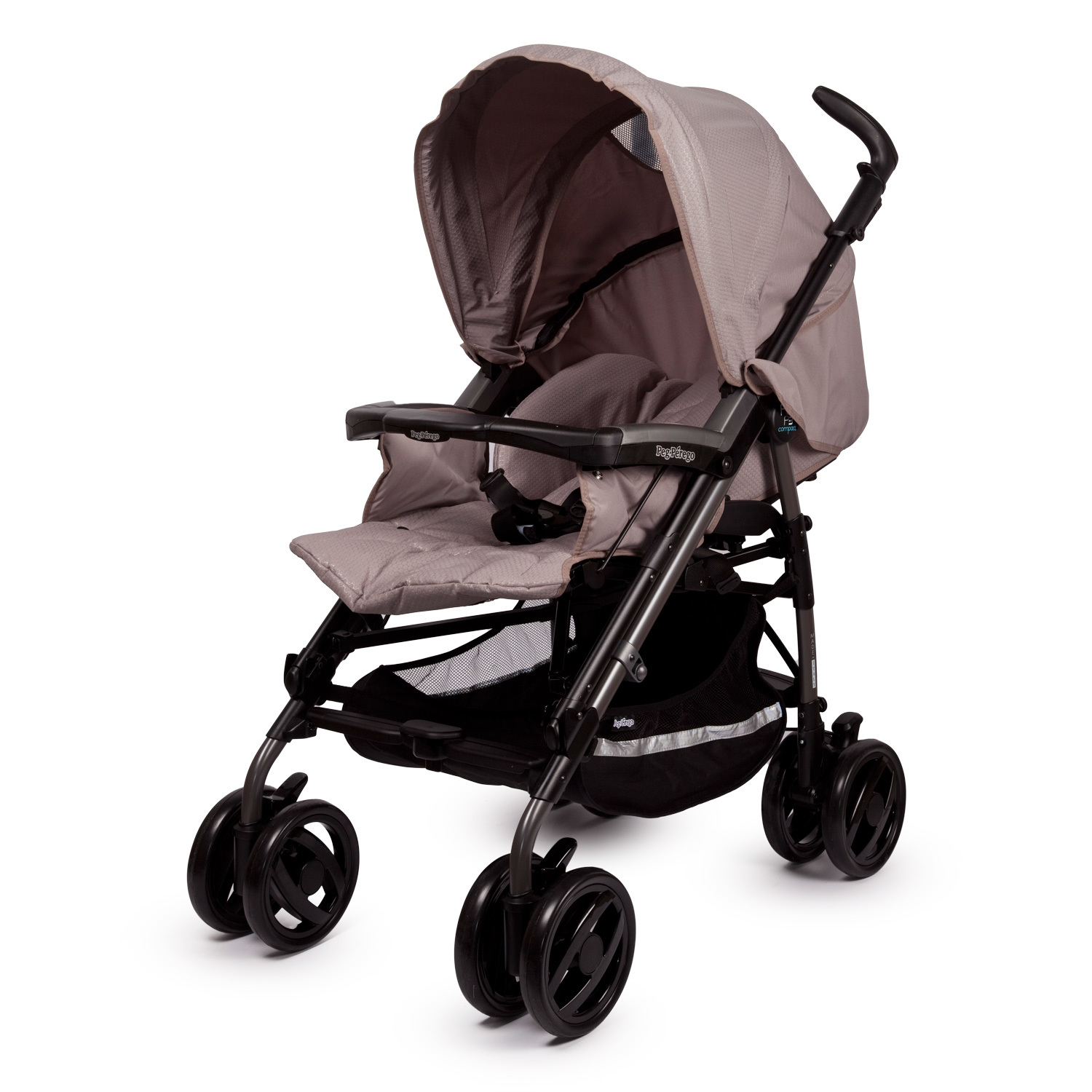 Прогулочная коляска Peg-Perego Pliko P3 Compact Classico Mod Beige - фото 1