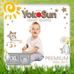 Подгузники-трусики YokoSun Premium XXL 15-23кг 28шт