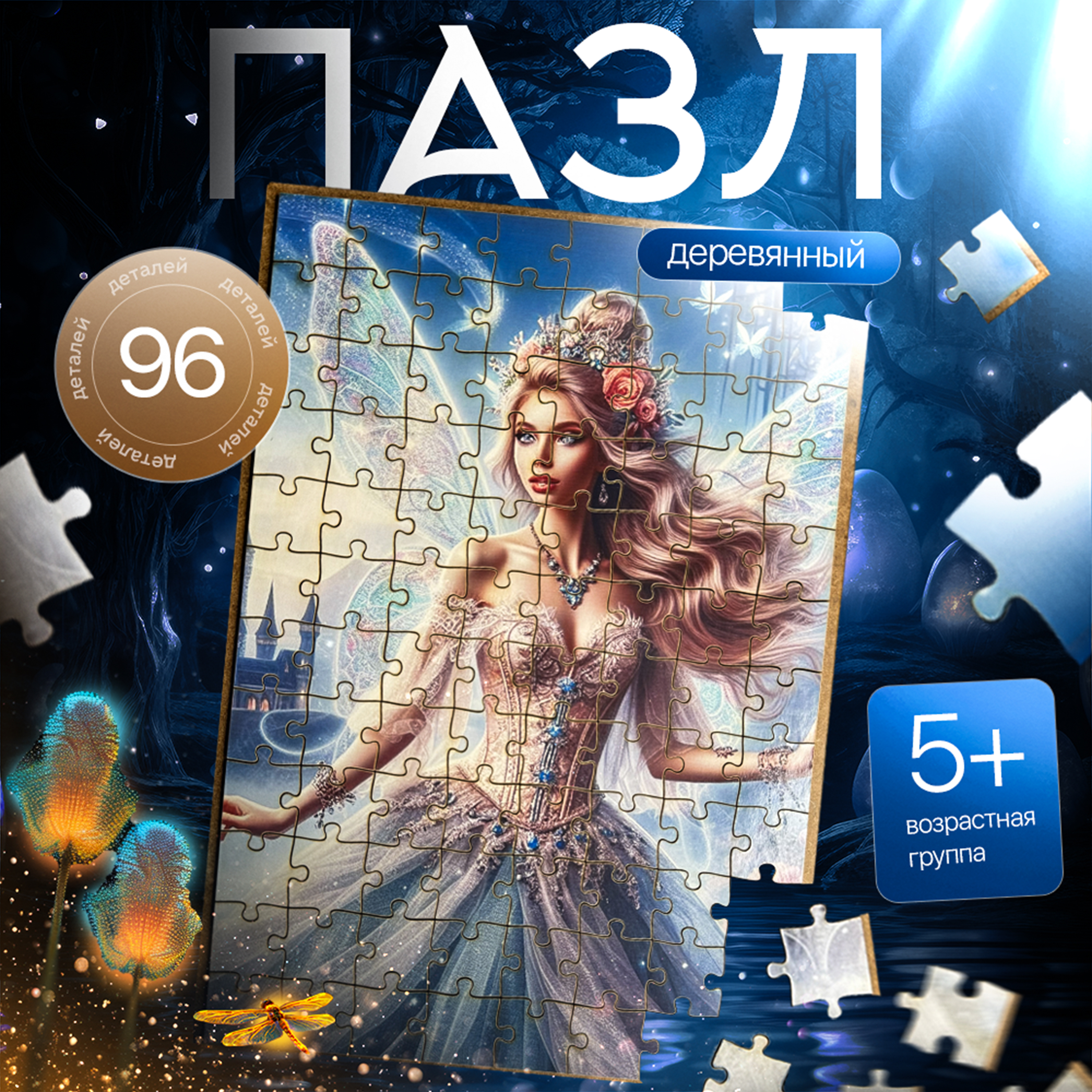 Пазлы Eco Magic Puzzles Фея - фото 1