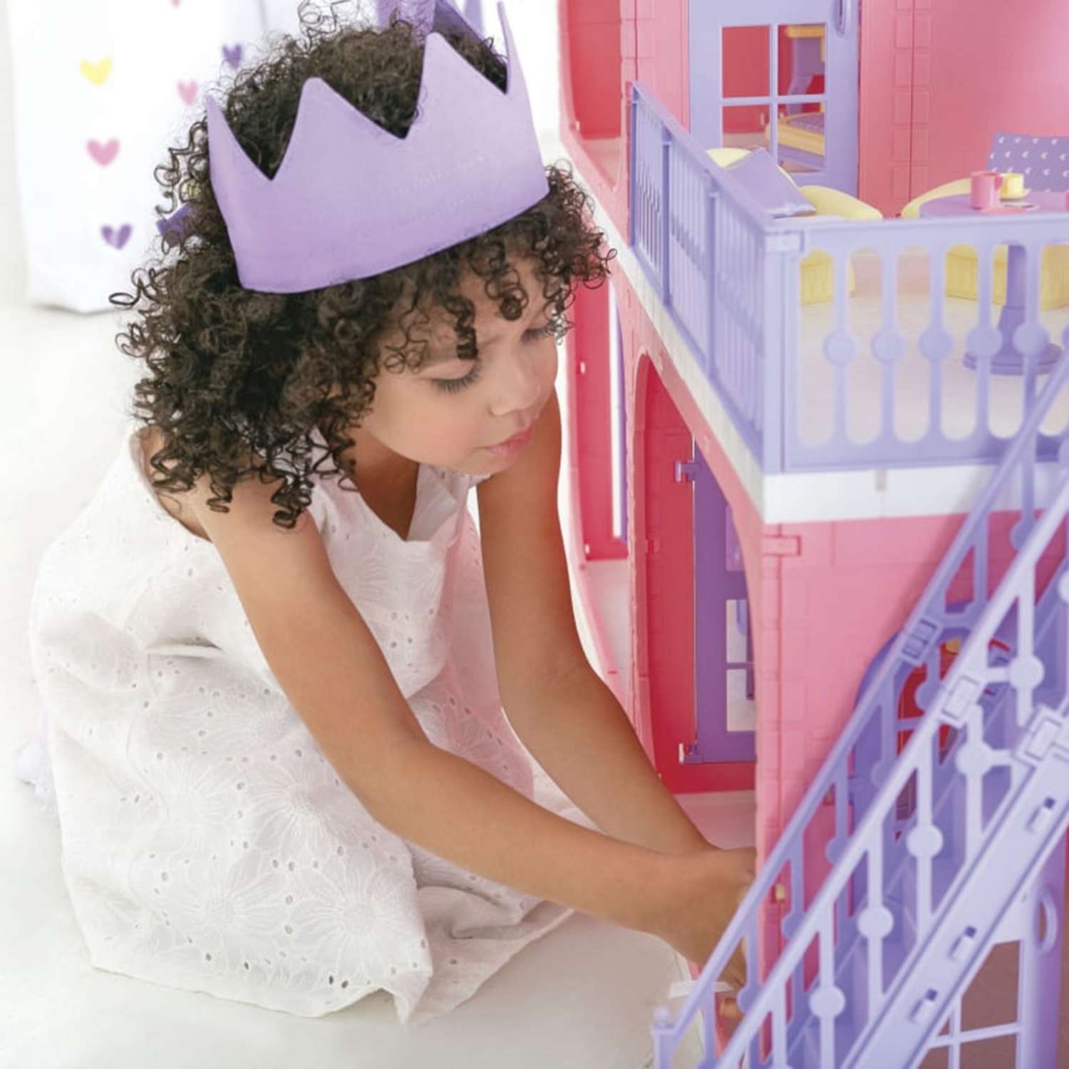 Домик для куклы ОГОНЁК Маленькая принцесса С-1457п С-1457 - фото 6