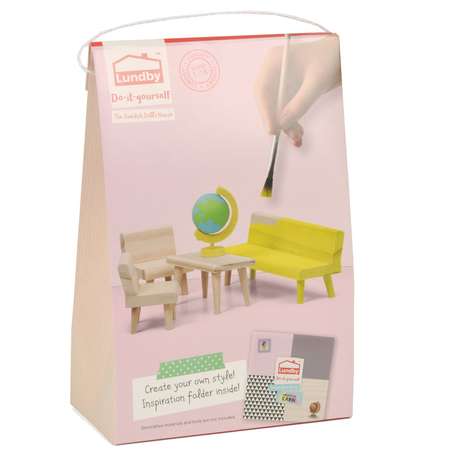 Мебель для домика Lundby Гостиная Сделай сам 5предметов LB_60906100