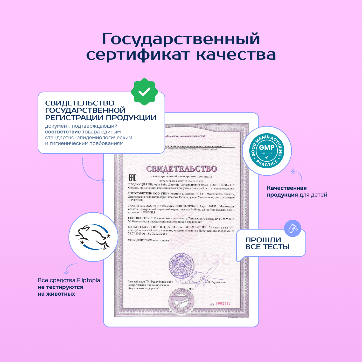 Крем Fliptopia Baby Увлажняющий 75 мл - фото 11