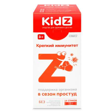 Крепкий иммунитет Kidz желейный батончик стик №14