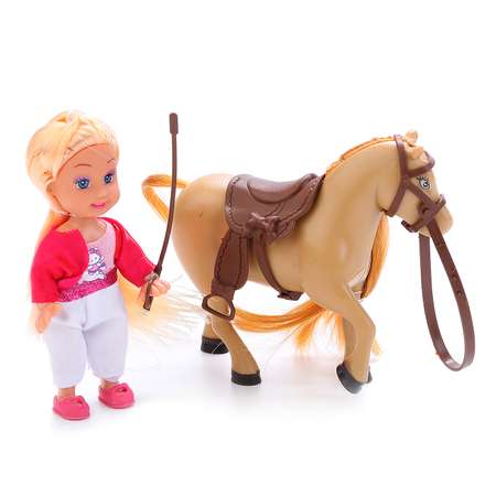 Кукла Карапуз Машенька с лошадкой 209211