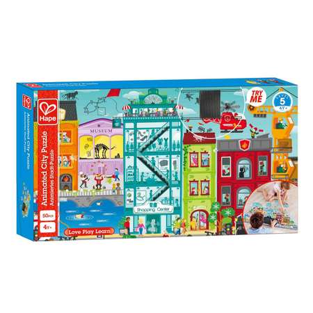 Пазл HAPE Анимированный город E1629_HP