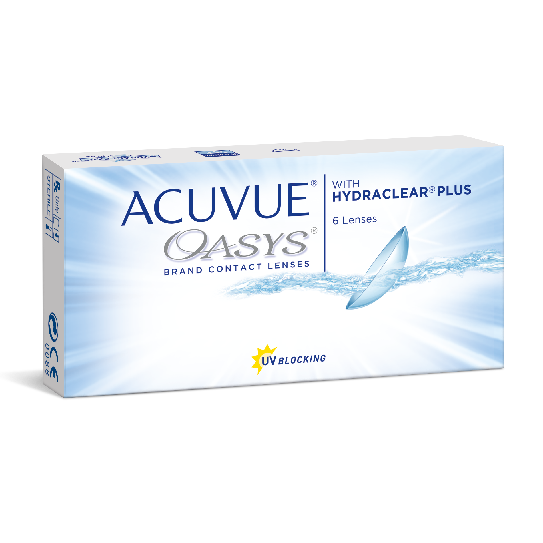 Контактные линзы Acuvue Oasys Hydraclear plus 6 pk R 8.4 D -4.25 - фото 1