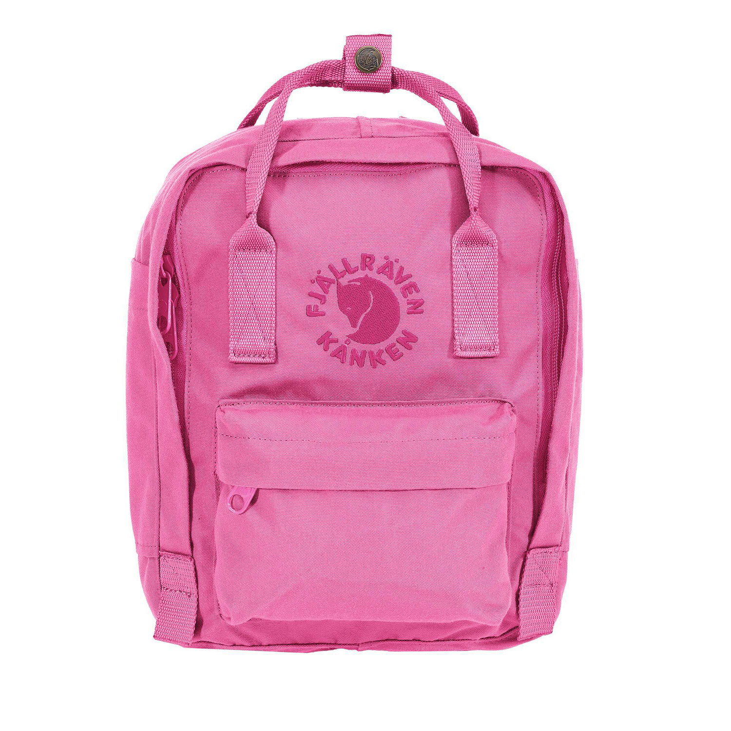 Рюкзак Fjallraven МП Re-Kanken Mini тёмно-розовый 7л - фото 1