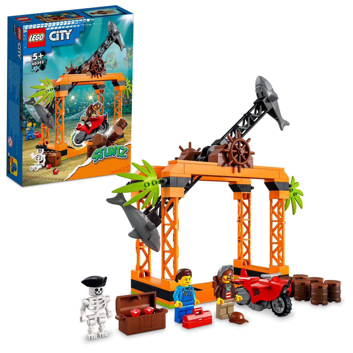 Конструктор LEGO City Нападение акул 60342 - фото 1