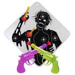 Игровой набор BAUER Охотник на зомби Пистолет 2шт с мишенью со стрелами на присосках