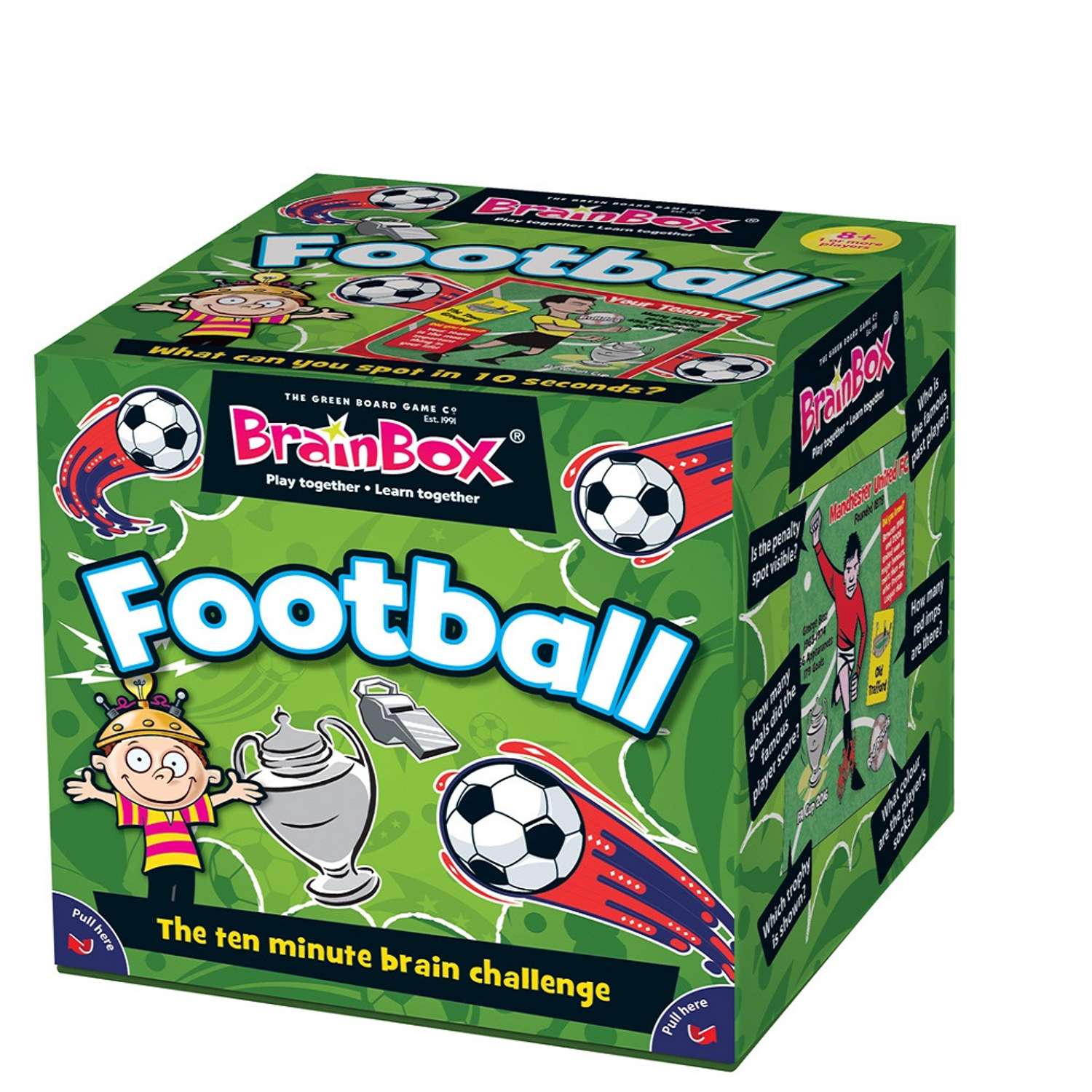 Настольная игра BrainBox Сундучок Знаний Football на английском языке - фото 1