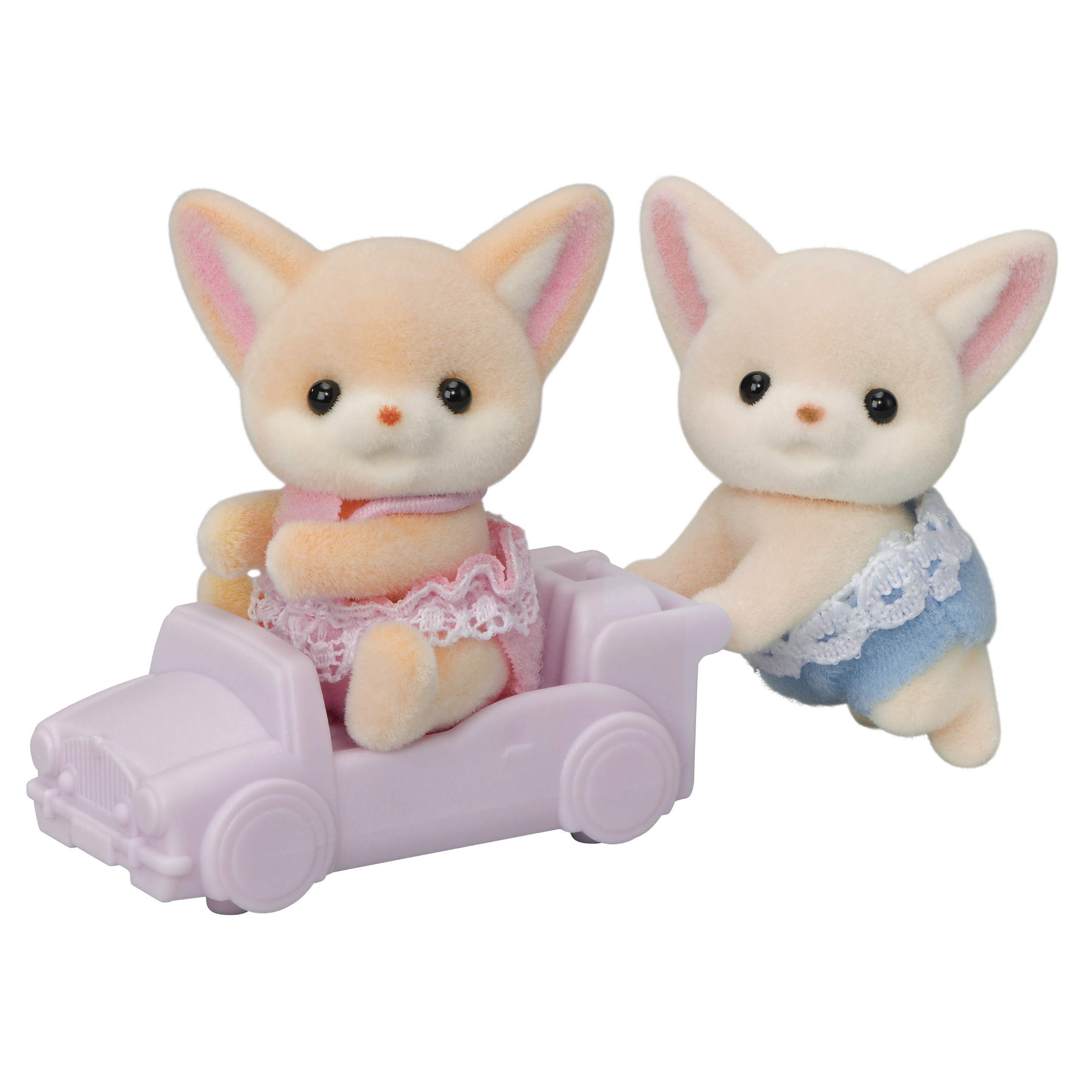 Набор Sylvanian Families Лисички фенек двойняшки 5697 купить по цене 1099 ₽  в интернет-магазине Детский мир