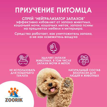 Набор для собак и кошек ZOORIK чистый дом 250+250 мл