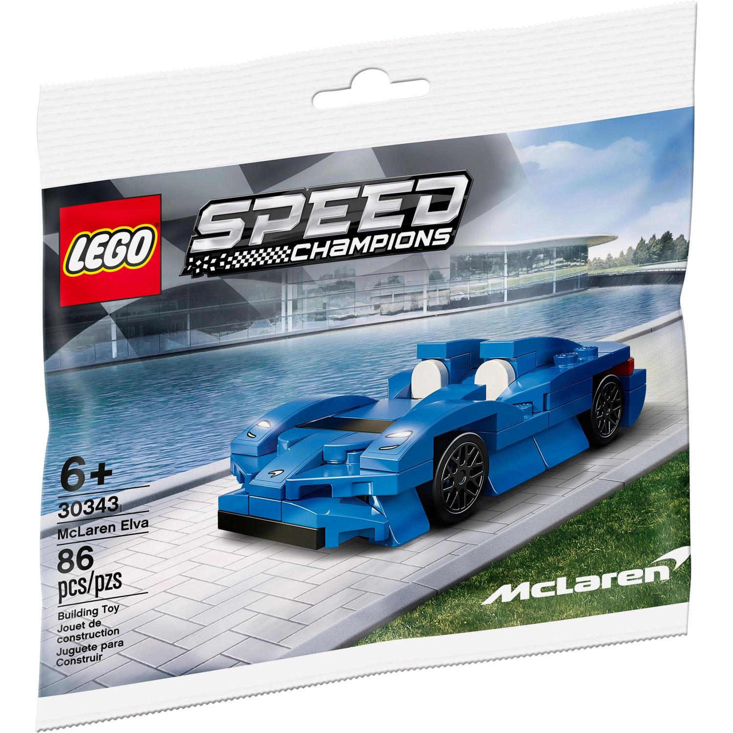 Конструктор LEGO Speed Champion McLaren Elva 30343 - фото 2