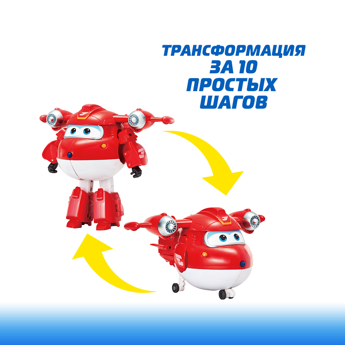 Роботы трансформеры Super Wings Джетт и Тино - фото 3