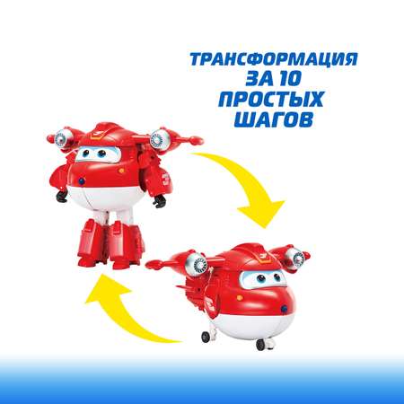 Роботы трансформеры Super Wings Джетт и Тино