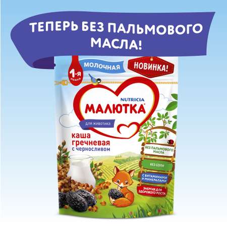 Каша молочная Малютка гречневая с черносливом 220г