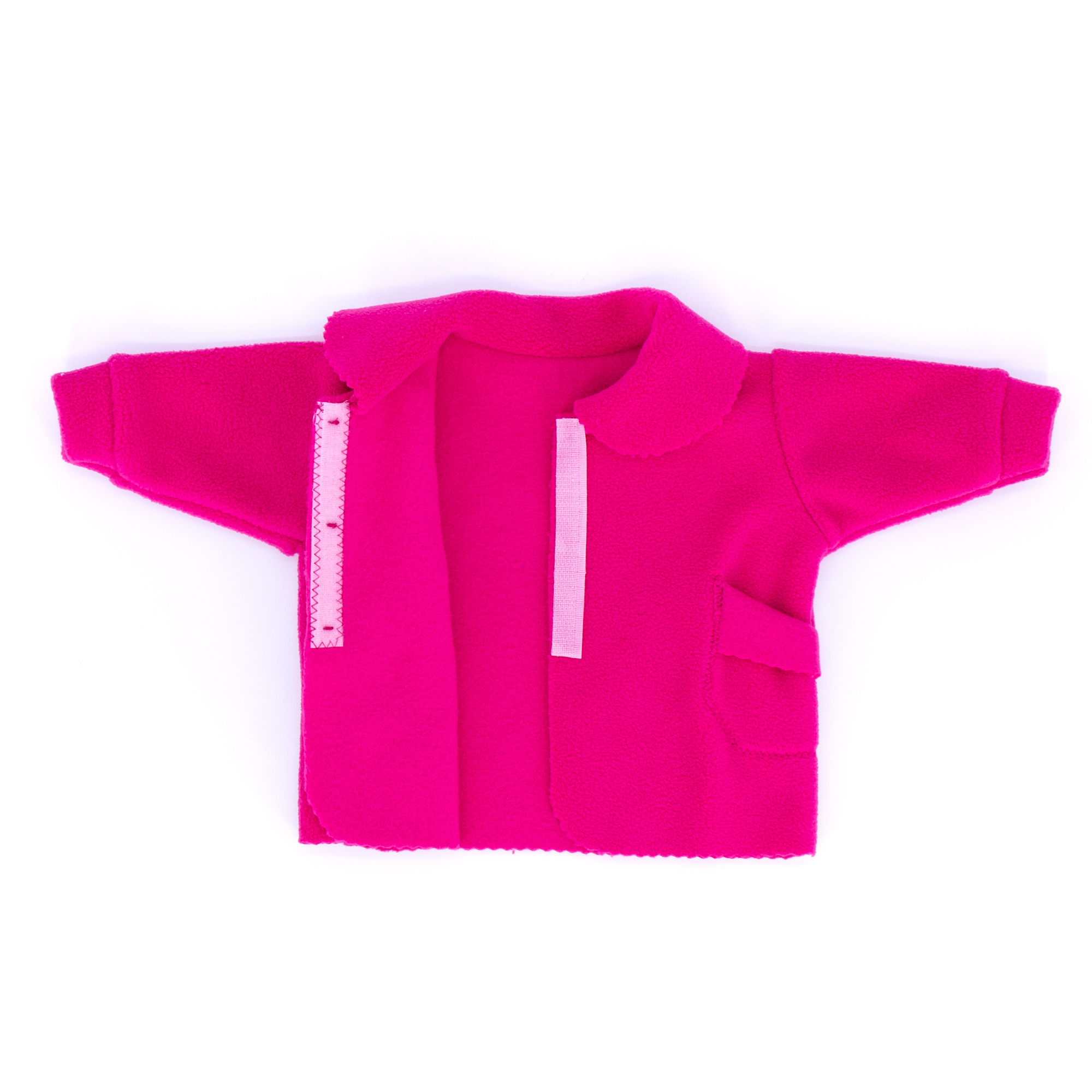 Комплект одежды Модница Пальто с беретом для пупса 43-48 см фуксия 6119фуксия - фото 7