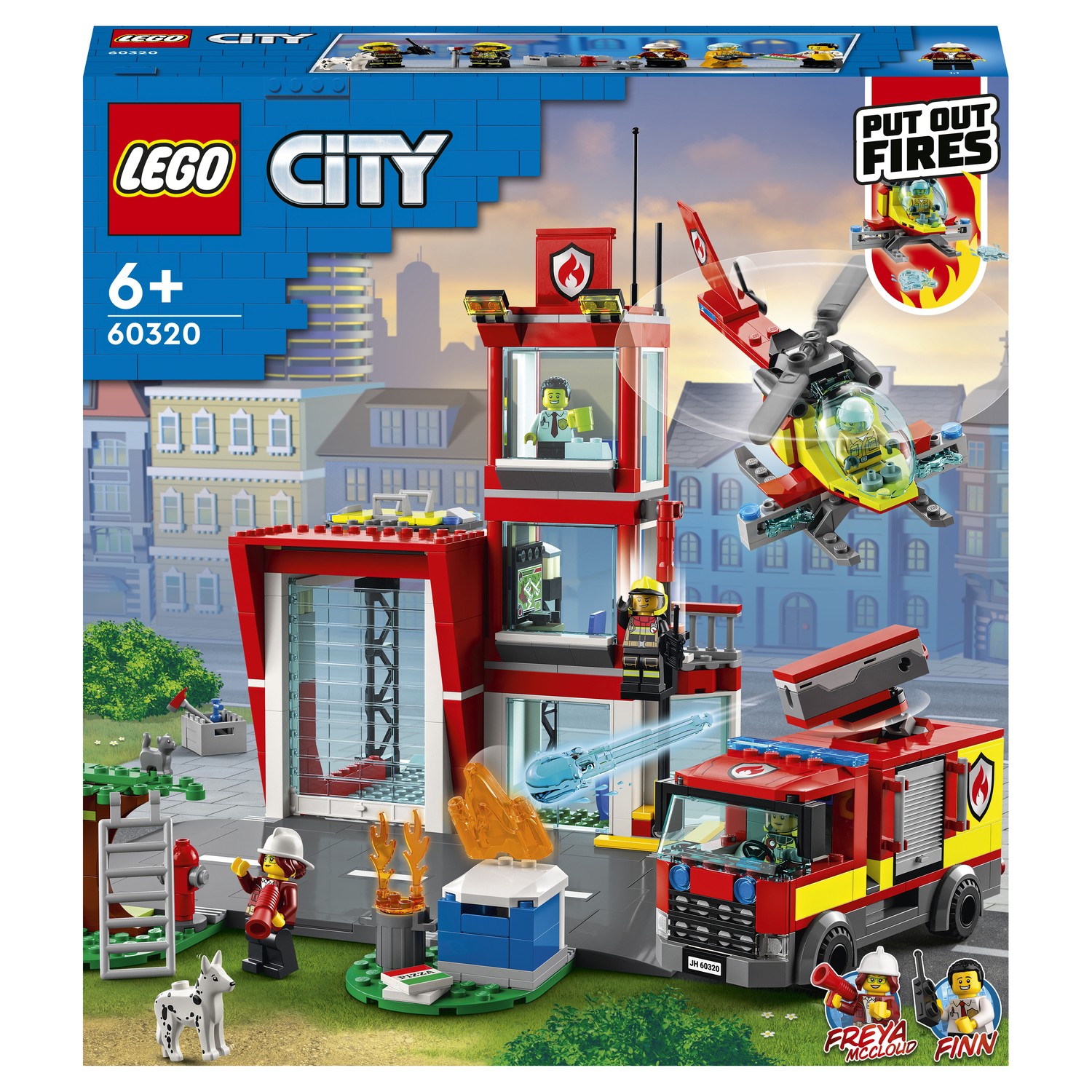 Конструктор LEGO City Fire Пожарная часть 60320 купить по цене 5899 ₽ в  интернет-магазине Детский мир