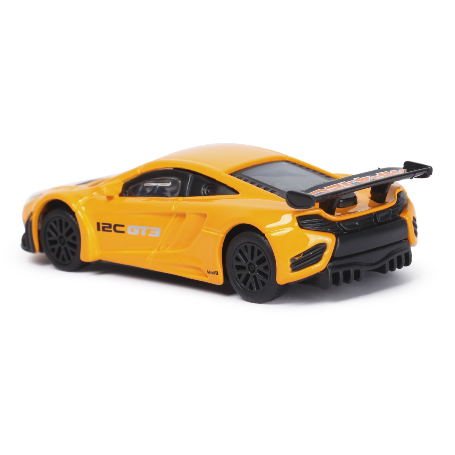 Автомобиль BBurago McLaren 1:43 без механизмов оранжевый 18-38014 - фото 3