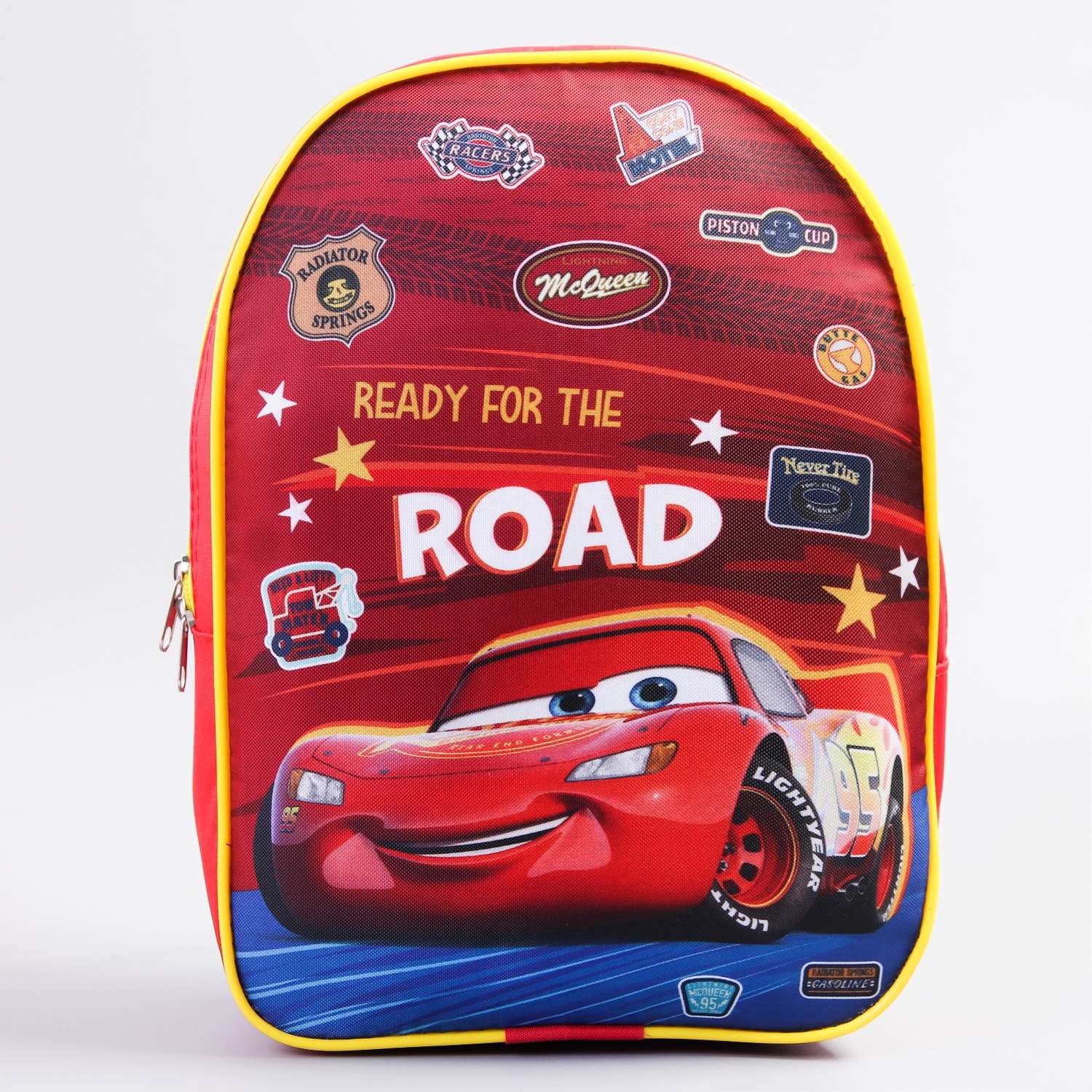 Рюкзак Disney Тачки на молнии красный - фото 1
